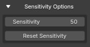 Sensitivity Options
