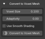 Convert to Voxel Mesh